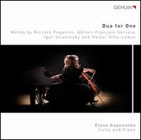 Duo for One - Elena Gaponenko (cello); Elena Gaponenko (piano); Paul Jombar (cello maker)