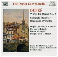 Dupr: Works for Organ, Vol. 3 - Angeneeta Sosnowski (trombone); Bradley Schrock (trombone); Daniel Jay McKinley (organ); Ingrid Rebstock (trumpet);...