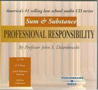 Dzienkowski's Sum and Substance Audio on Professional Responsibility (CD)