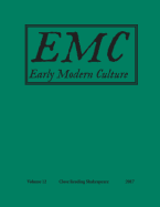 Early Modern Culture:: Vol. 12