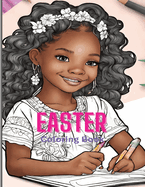 Easter Coloring Book for African American Girls