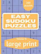 Easy Sudoku Puzzles: Sudoku Puzzle Book for Everyone With Solution Vol 15