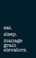 Eat. Sleep. Manage Grain Elevators. - Lined Notebook: Writing Journal