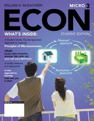 Econ: Micro3 (with Coursemate Printed Access Card) - McEachern, William A