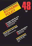 Economic Policy 48 - de Menil, Georges (Editor), and Portes, Richard (Editor), and Sinn, Hans-Werner (Editor)