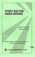 Effect Size for Anova Designs