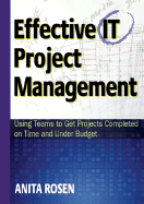 Effective IT Project Management: Using Teams to Get Projects Completed on Time and Under Budget - Rosen, Anita