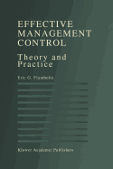 Effective Management Control: Theory and Practice