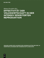 Effektivit?t Der Volkswirtschaft in Der Intensiv Erweiterten Reproduktion