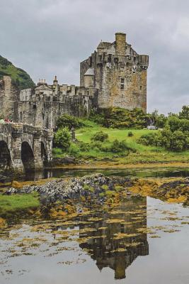 Eilean Donan Castle - Blank Notebook with Fleur de Lis Corners: Soft Cover, 6 x 9 Journal, 100 Pages - Legacy