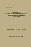 Ein Beitrag zur Kenntnis der Pilz?bertragungsweise bei xylomycetophagen Scolytiden (Coleoptera)