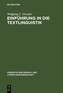 Einfhrung in die Textlinguistik