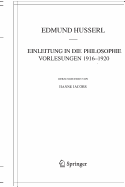 Einleitung in Die Philosophie. Vorlesungen 1916-1920