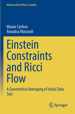 Einstein Constraints and Ricci Flow: A Geometrical Averaging of Initial Data Sets - Carfora, Mauro, and Marzuoli, Annalisa