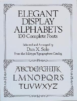 Elegant Display Alphabets - Solo, Dan X
