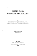 Elementary Chemical Microscopy