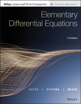 Elementary Differential Equations - Boyce, William E, and Diprima, Richard C, and Meade, Douglas B