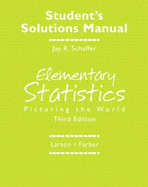 Elementary Statistics Student Solutions Manual