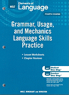 Elements of Language: Grammar Usage and Mechanics Language Skills Practice Grade 10