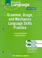 Elements of Language: Grammar Usage and Mechanics Language Skills Practice Grade 12