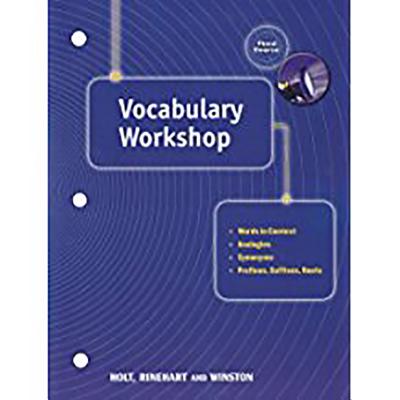 Elements of Language: Vocabulary Workshop Third Course - Holt Rinehart and Winston (Prepared for publication by)