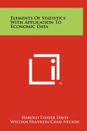 Elements of Statistics with Application to Economic Data,