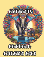Elephants Mandala Coloring Book