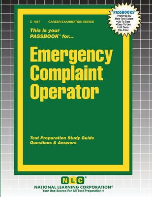 Emergency Complaint Operator - Passbooks (Compiled by)