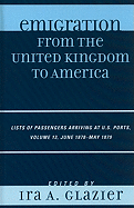 Emigration from the United Kingdom to America: Lists of Passengers Arriving at U.S. Ports, June 1878 - May 1879