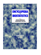 Encyclopedia of Biostatistics, 6 Volume Set