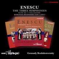 Enescu: The Three Symphonies; Suite No. 3 "Villageoise"; Romanian Rhapsodies Nos. 1 and 2 - Marios Argiros (oboe); Leeds Festival Chorus (choir, chorus); BBC Philharmonic Orchestra; Gennady Rozhdestvensky (conductor)