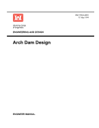 Engineering and Design: Arch Dam Design (Engineer Manual Em 1110-2-2201)