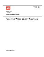 Engineering and Design: Reservoir Water Quality Analysis (Engineer Manual 1110-2-1201)