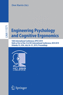 Engineering Psychology and Cognitive Ergonomics: 16th International Conference, Epce 2019, Held as Part of the 21st Hci International Conference, Hcii 2019, Orlando, Fl, Usa, July 26-31, 2019, Proceedings