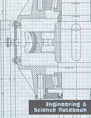 Engineering & Science Notebook: Math & Science Graphing Composition Book Grid Paper Notebook, Quad Ruled, 100 Sheets (Large, 8.5 X 11) - Publishing, Brickshub