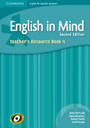 English in Mind for Spanish Speakers Level 4 Teacher's Resource Book with Class Audio CDs (4) - Hart, Brian