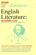 English Literature: The Beginnings to 1800