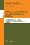 Enterprise, Business-Process and Information Systems Modeling: 15th International Conference, BPMDS 2014, 19th International Conference, EMMSAD 2014, Held at CAiSE 2014, Thessaloniki, Greece, June 16-17, 2014, Proceedings