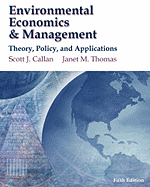 Environmental Economics & Management: Theory, Policy and Applications