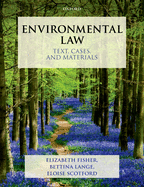 Environmental Law: Text, Cases, and Materials