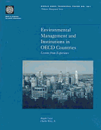 Environmental Management and Institutions in OECD Countries: Lessons from Experience