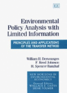 Environmental Policy Analysis with Limited Information: Principles and Applications of the Transfer Method