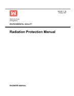 Environmental Quality: Radiation Protection Manual ( Engineer Manual Em 385-1-80)