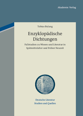 Enzyklop?dische Dichtungen - Bulang, Tobias