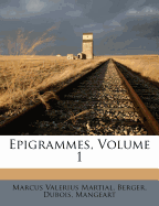 Epigrammes, Volume 1