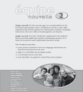 Equipe nouvelle: 2: En Plus Workbook