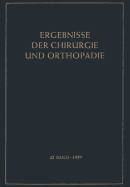 Ergebnisse Der Chirurgie Und Orthopdie