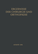 Ergebnisse Der Chirurgie Und Orthopdie