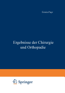 Ergebnisse Der Chirurgie Und Orthopadie: Zwolfter Band