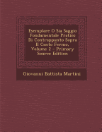 Esemplare O Sia Saggio Fondamentale Pratico Di Contrappunto Sopra Il Canto Fermo; Volume 2